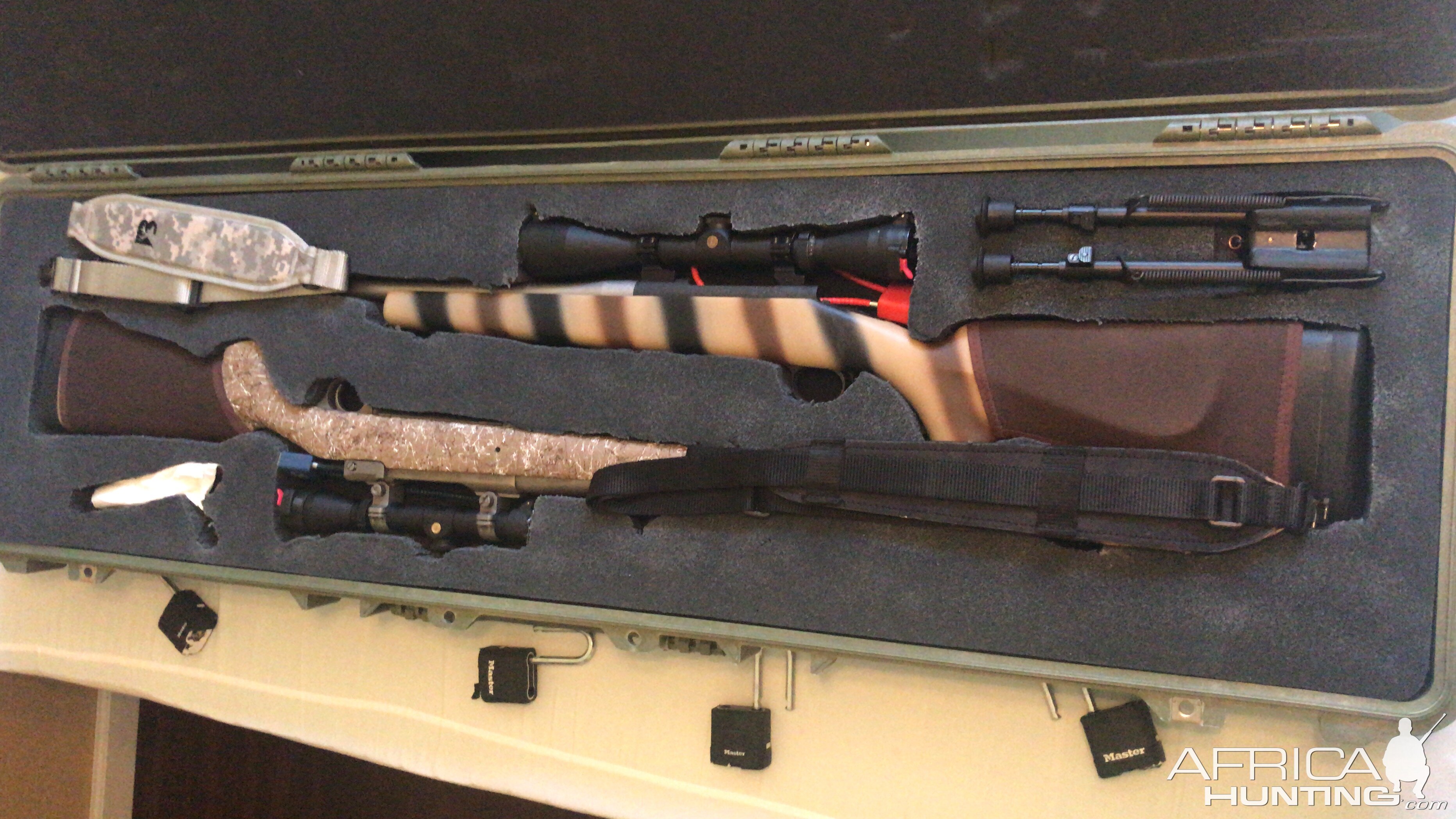 Ruger Guide Gun .416 Ruger Rifle & Forbes 24B rifle rebarreled by Douglas to 9.3x62 Mauser