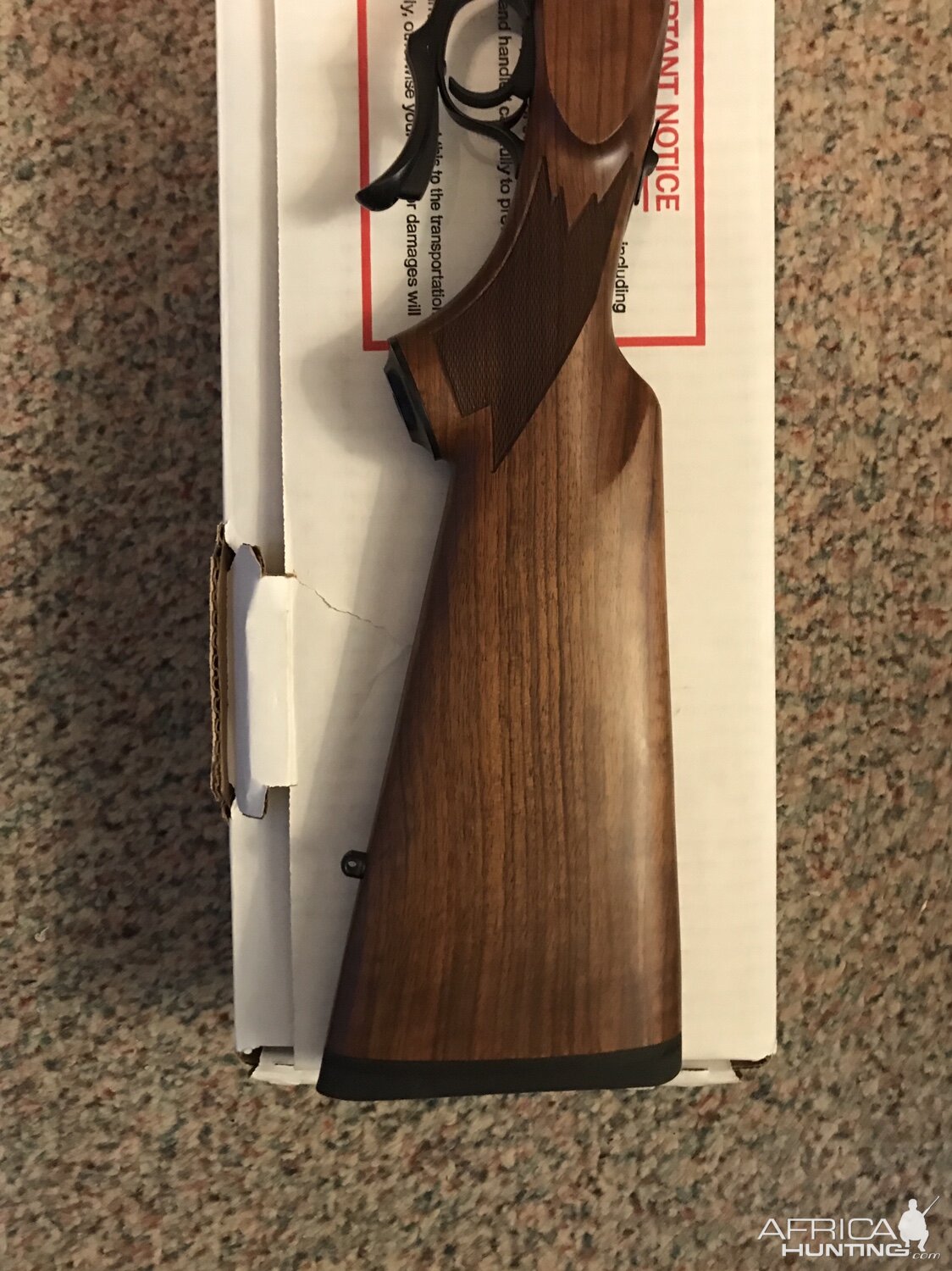 Ruger No 1 .375 H & H Rifle