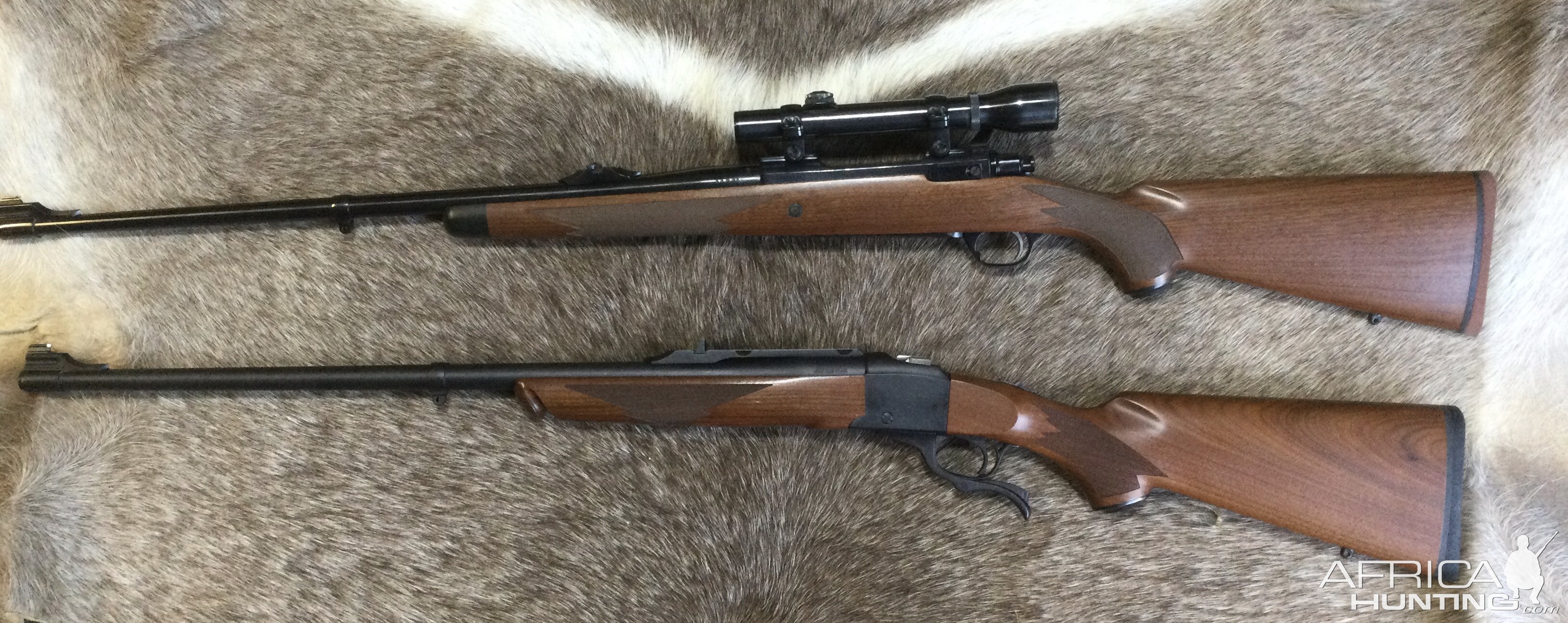 Ruger No.1 In 300H&H & Ruger M77 Hawkeye African in 9.3x62 Rifles