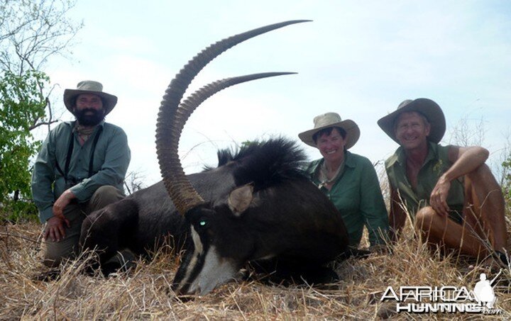 Sable hunted in Matetsi Unit 1 Zimbabwe