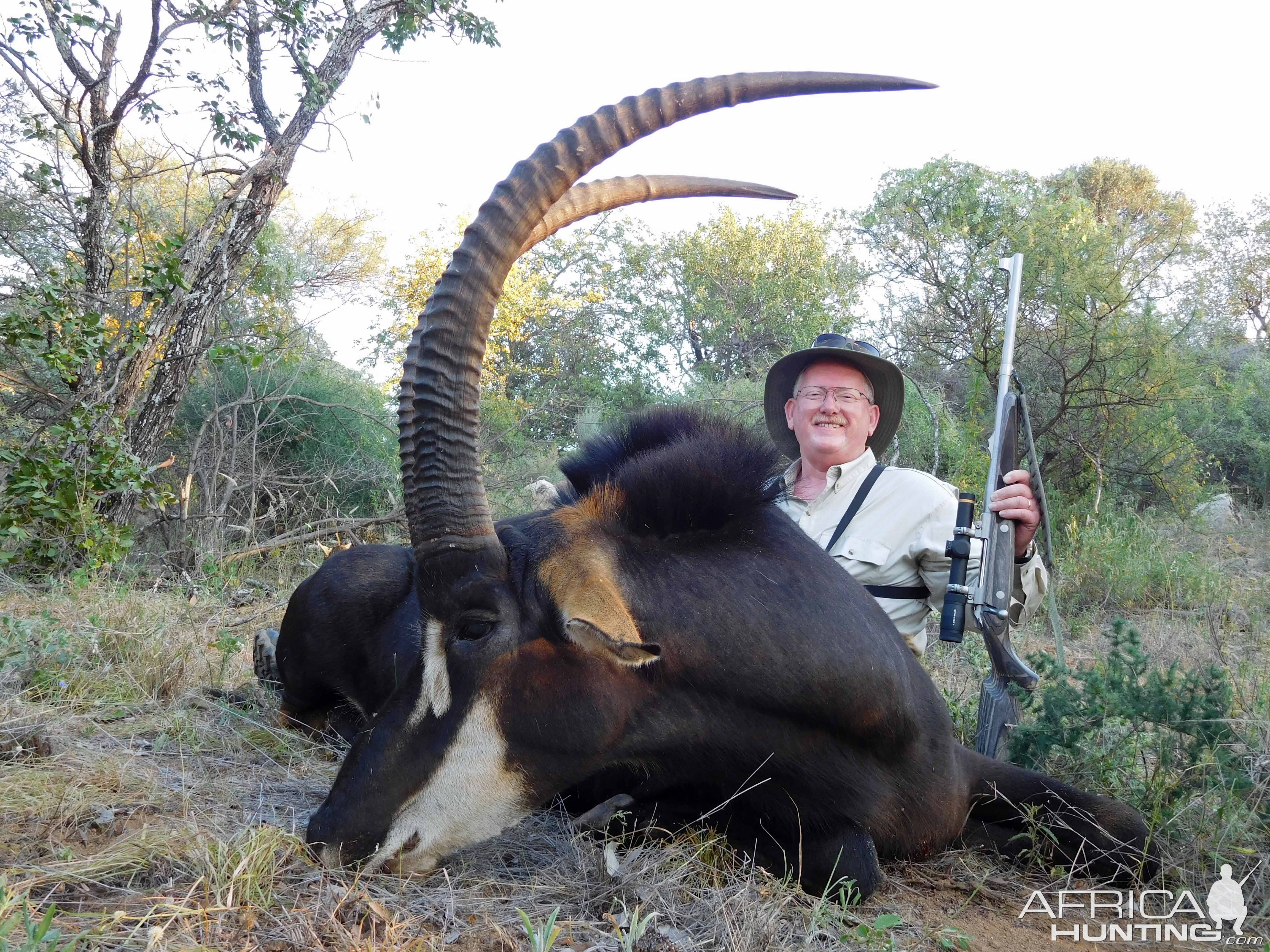 Sable, while hunting with Bertus Garhardt at Dumukwa Safaris in April 2016.