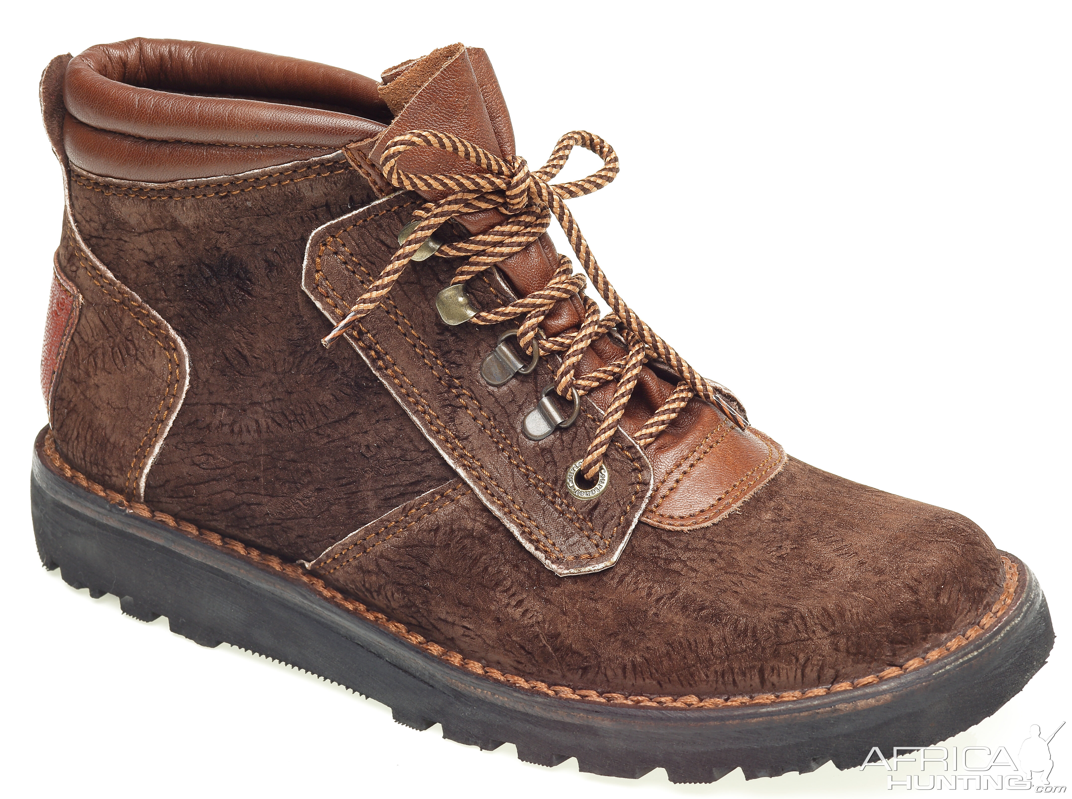 Safari Boot in Hippo: Brown Suede