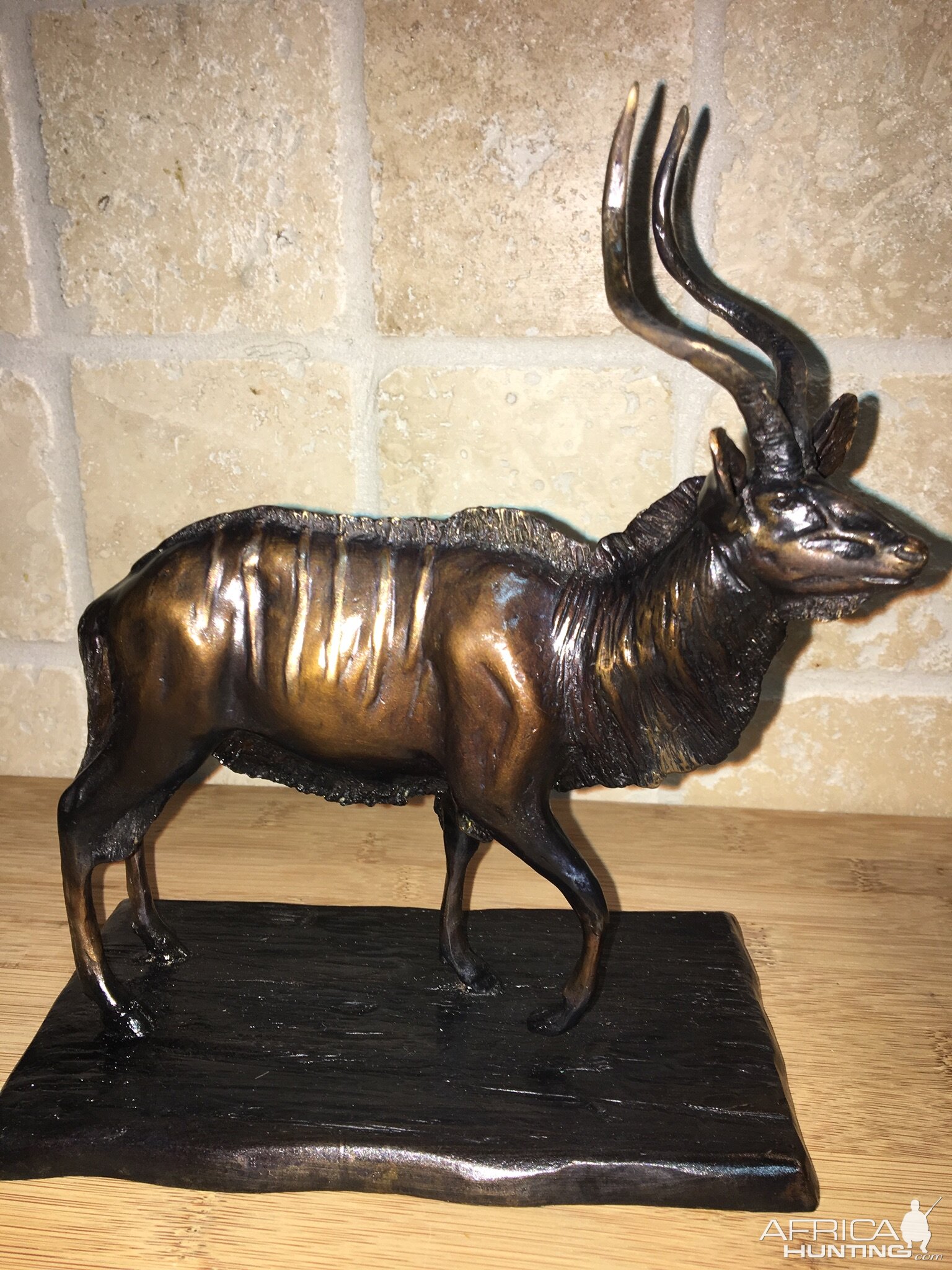 Sculptured Bronzed Nyala