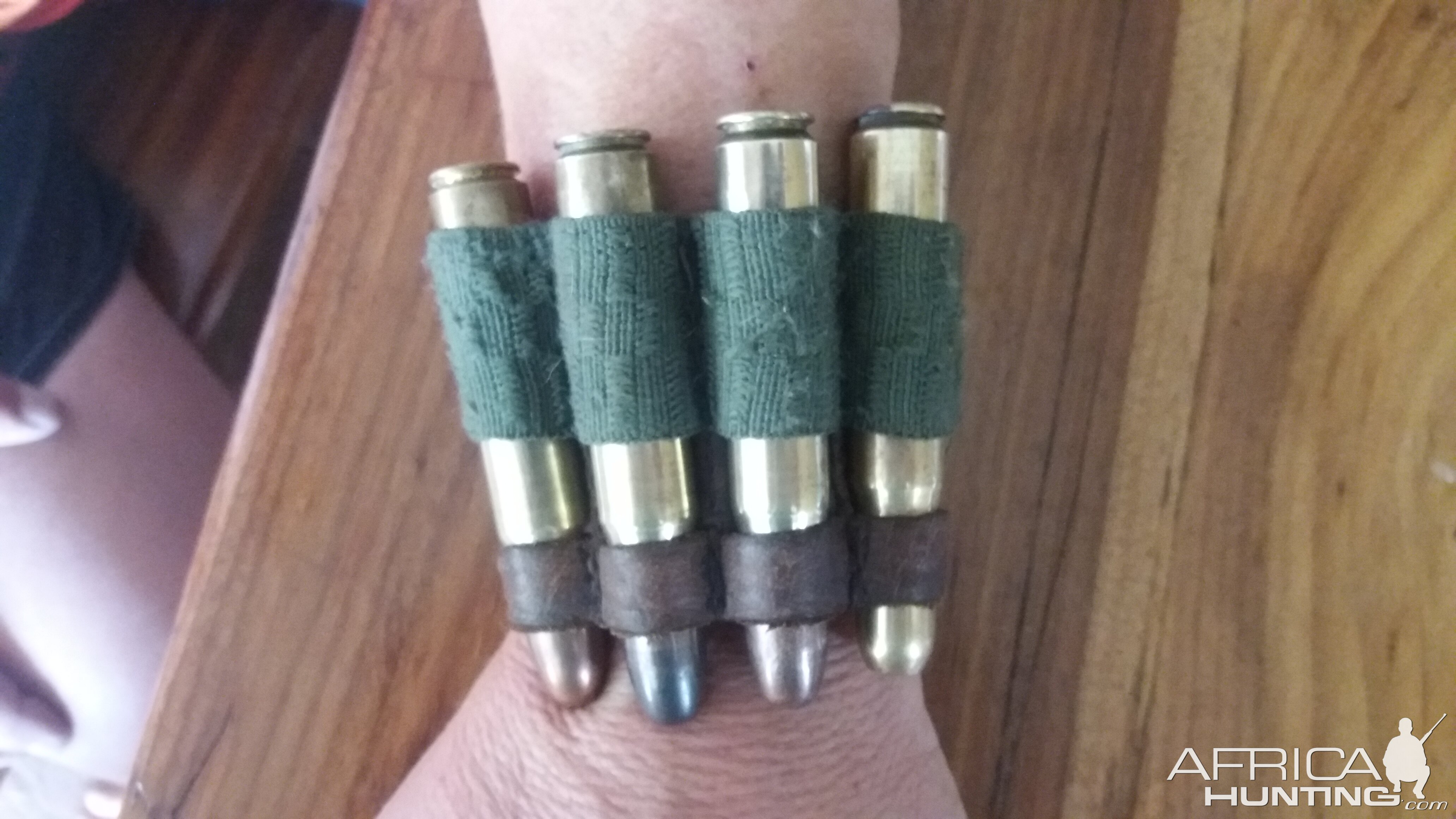 Shell Holder on wrist band