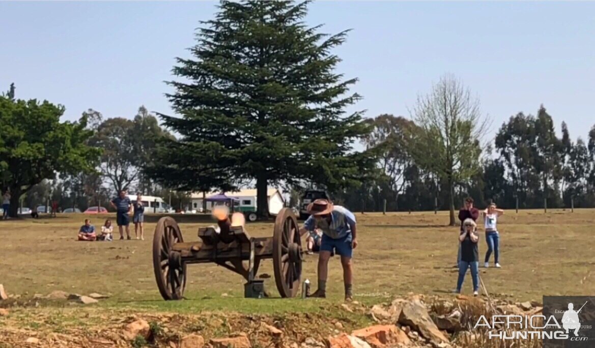 Shooting a canon