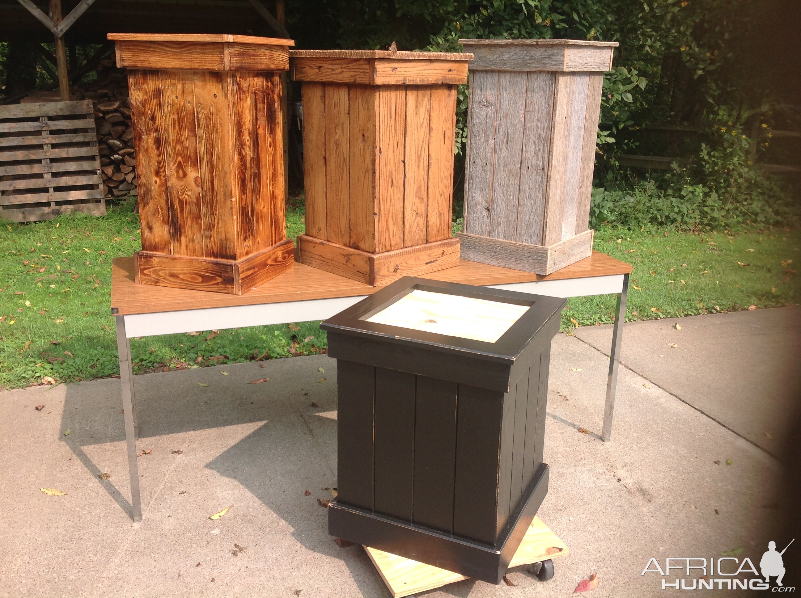 Simple and Rustic Pedestals