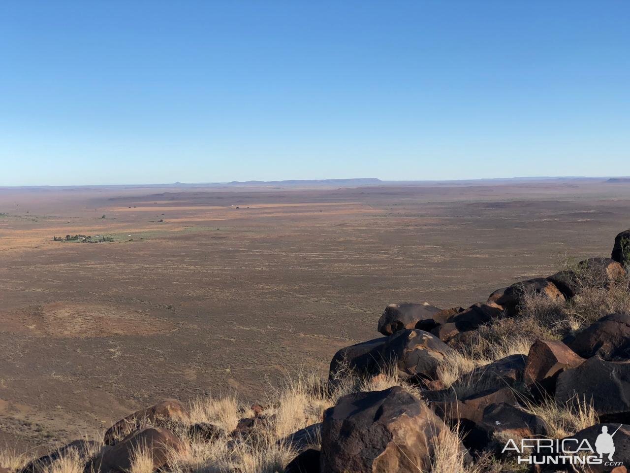 South Africa Barbary Sheep Hunt Area