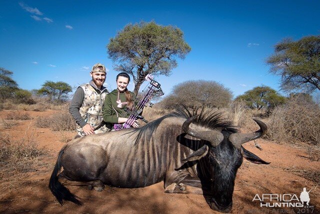 South Africa Blue Wildebeest Bow Hunting