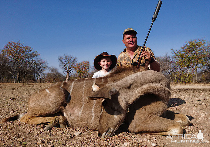 South Africa Female Kudu Hunting