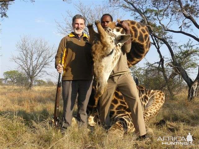 South Africa Giraffe Hunting