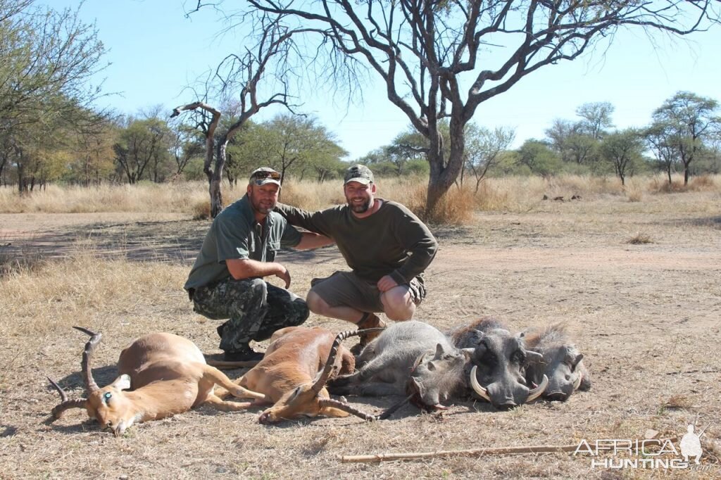 South Africa Hunt Impala & Warthog