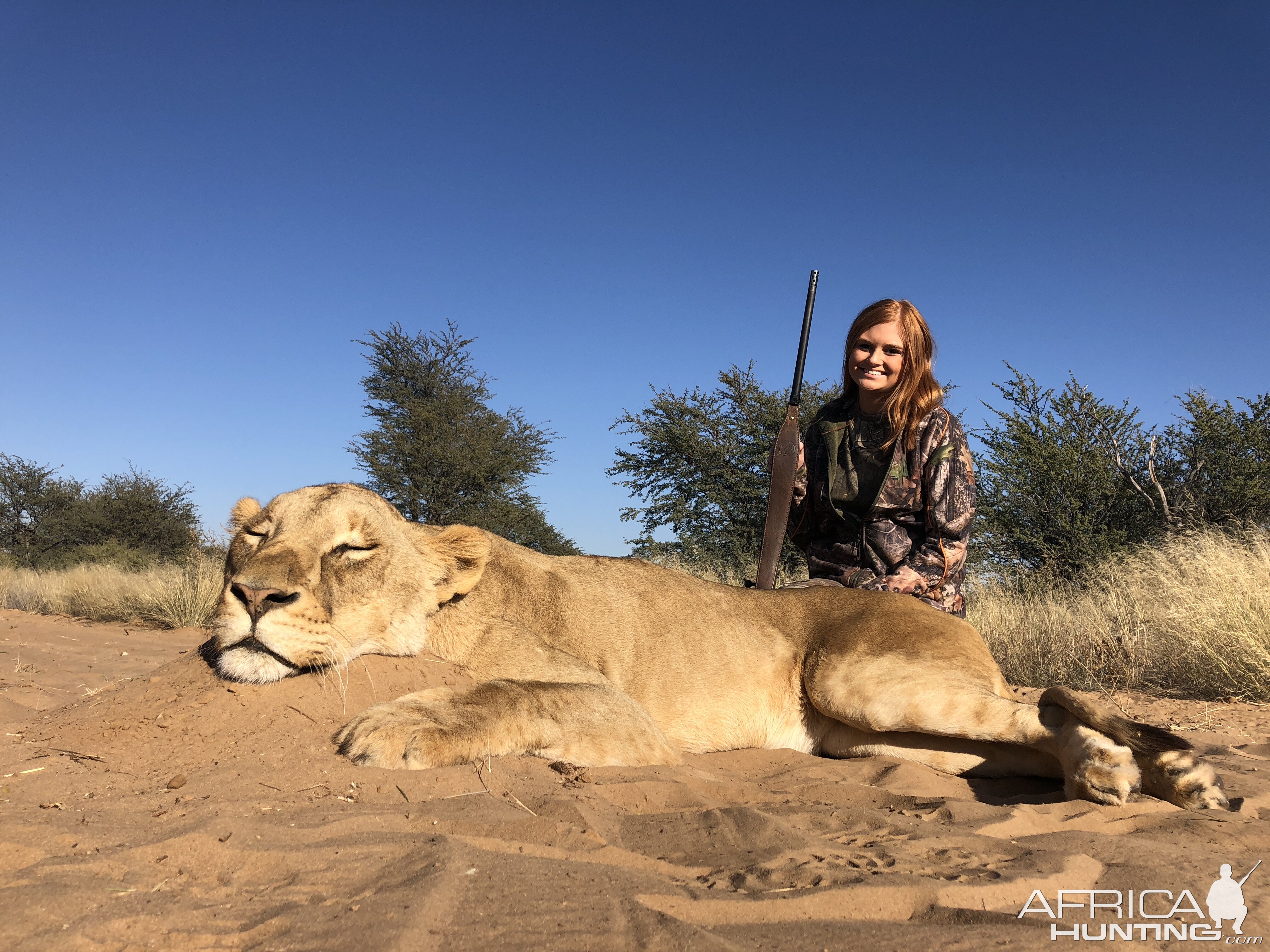 South Africa Hunt Lioness