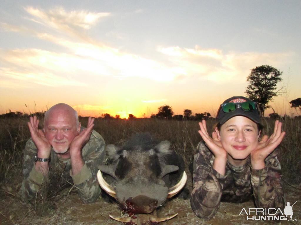 South Africa Hunt Warthog