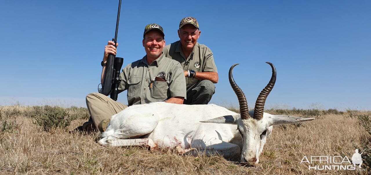 South Africa Hunt White Springbok