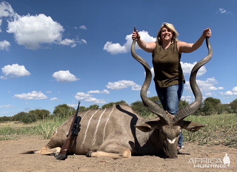 South Africa Hunting 58 1/2" Inch Kudu