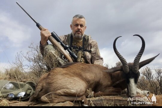 South Africa Hunting Black Springbok