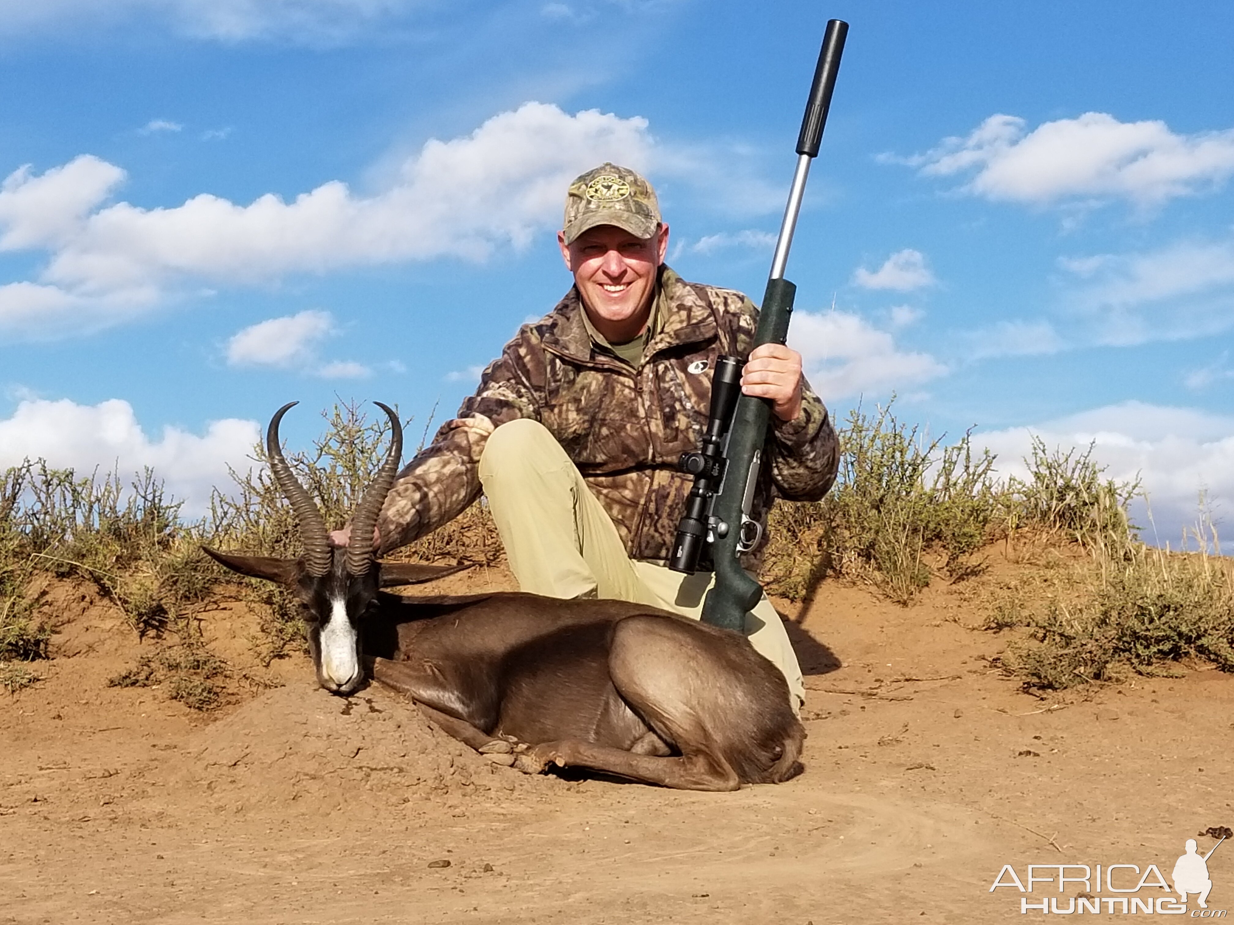 South Africa Hunting Black Springbok