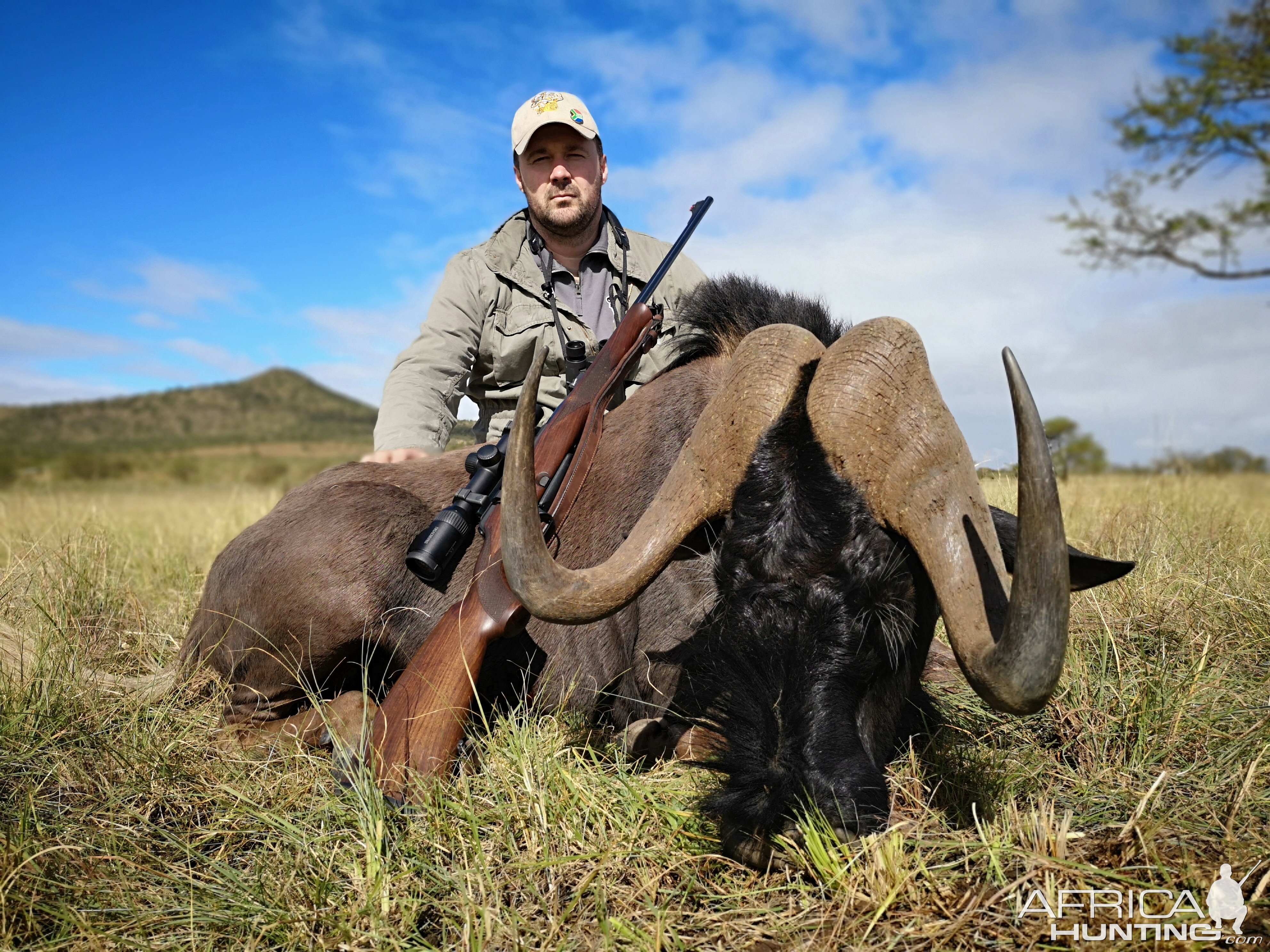 South Africa Hunting Black Wildebeest