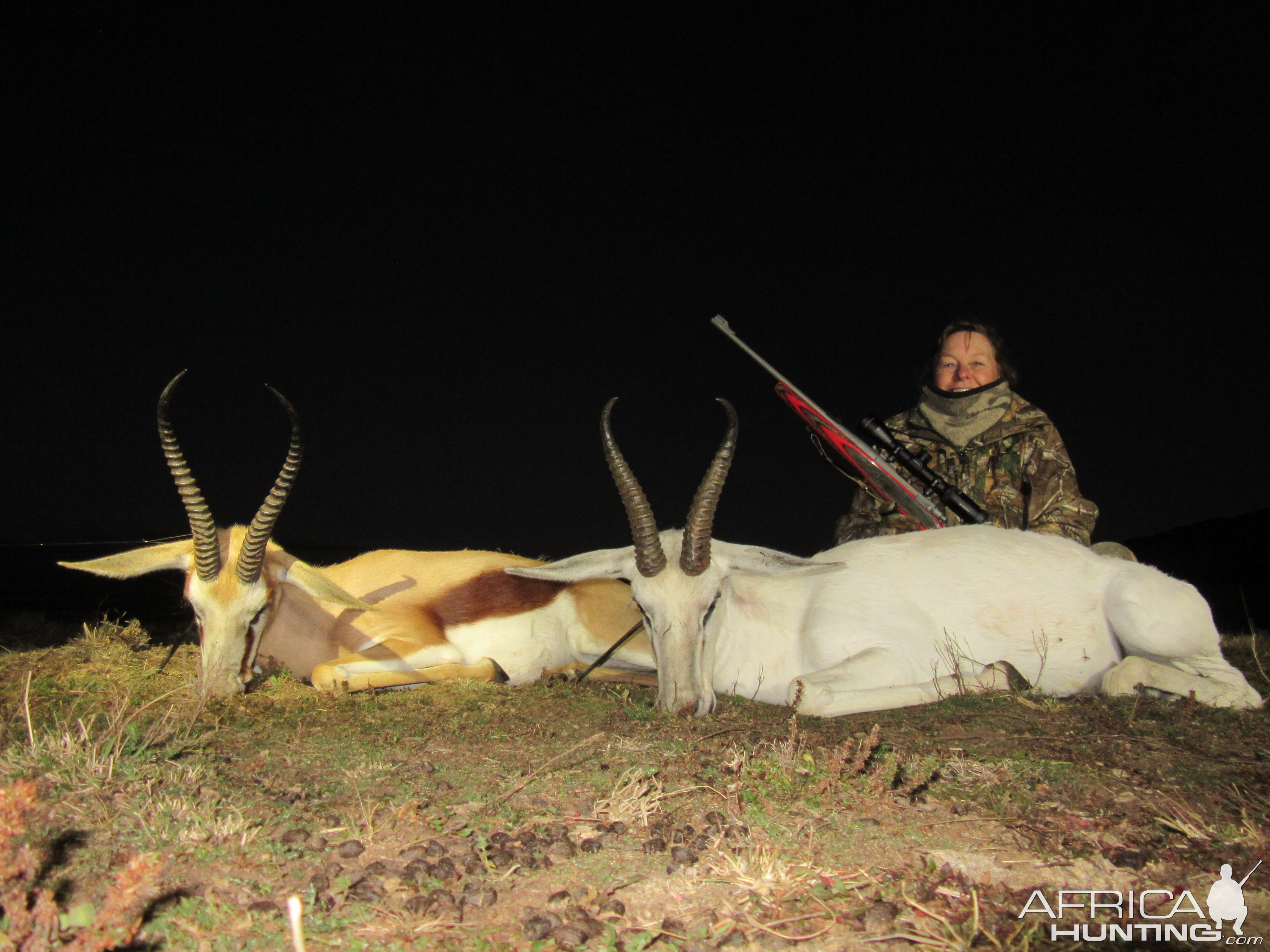 South Africa Hunting Common & White Springbok