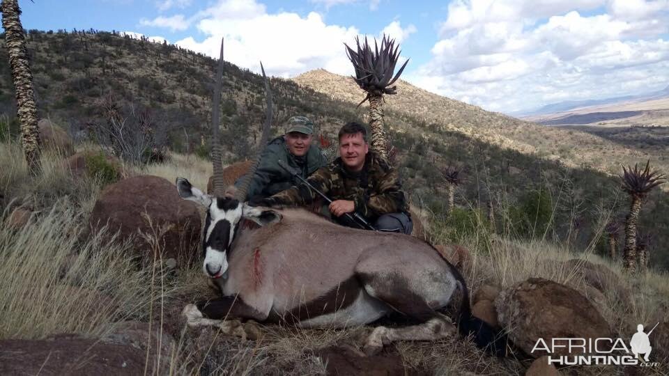 South Africa Hunting Gemsbok