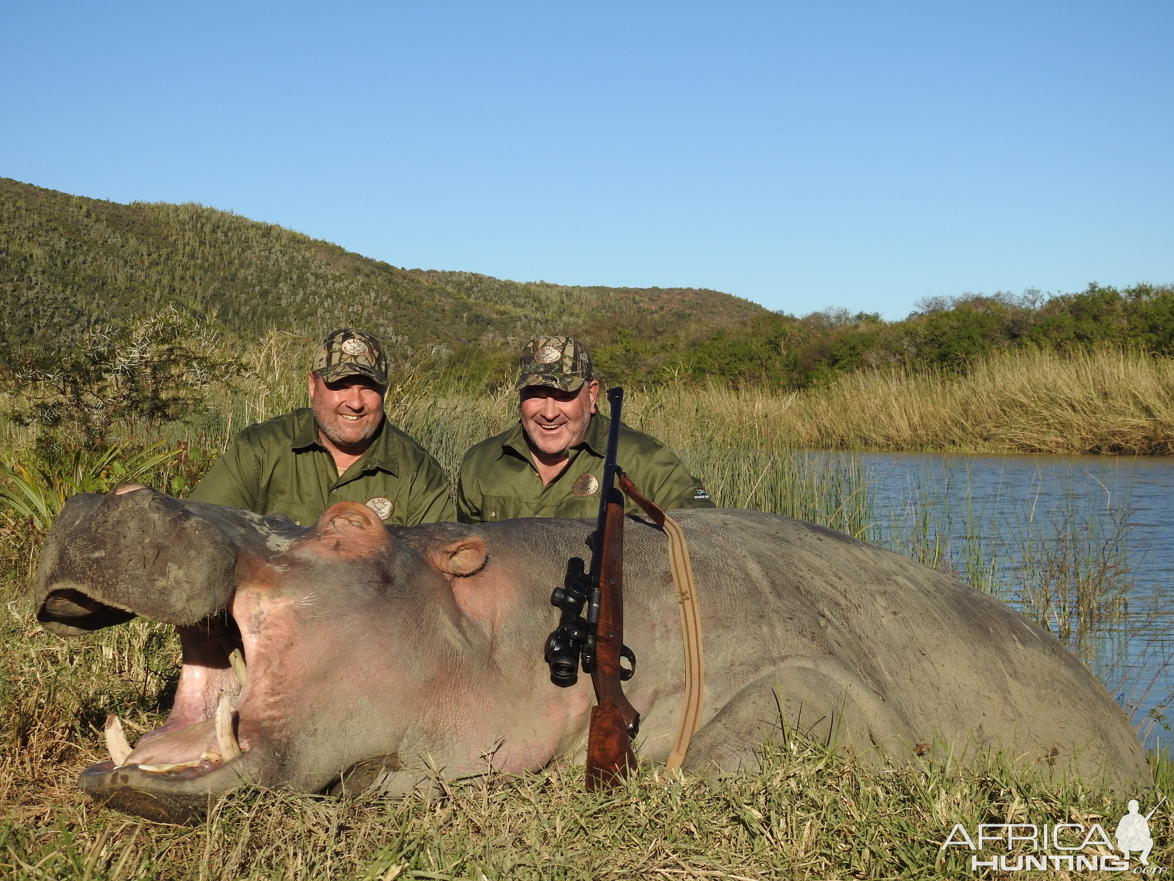 South Africa Hunting Hippo