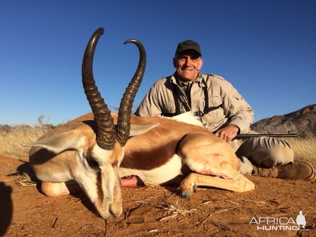 South Africa Hunting Springbok