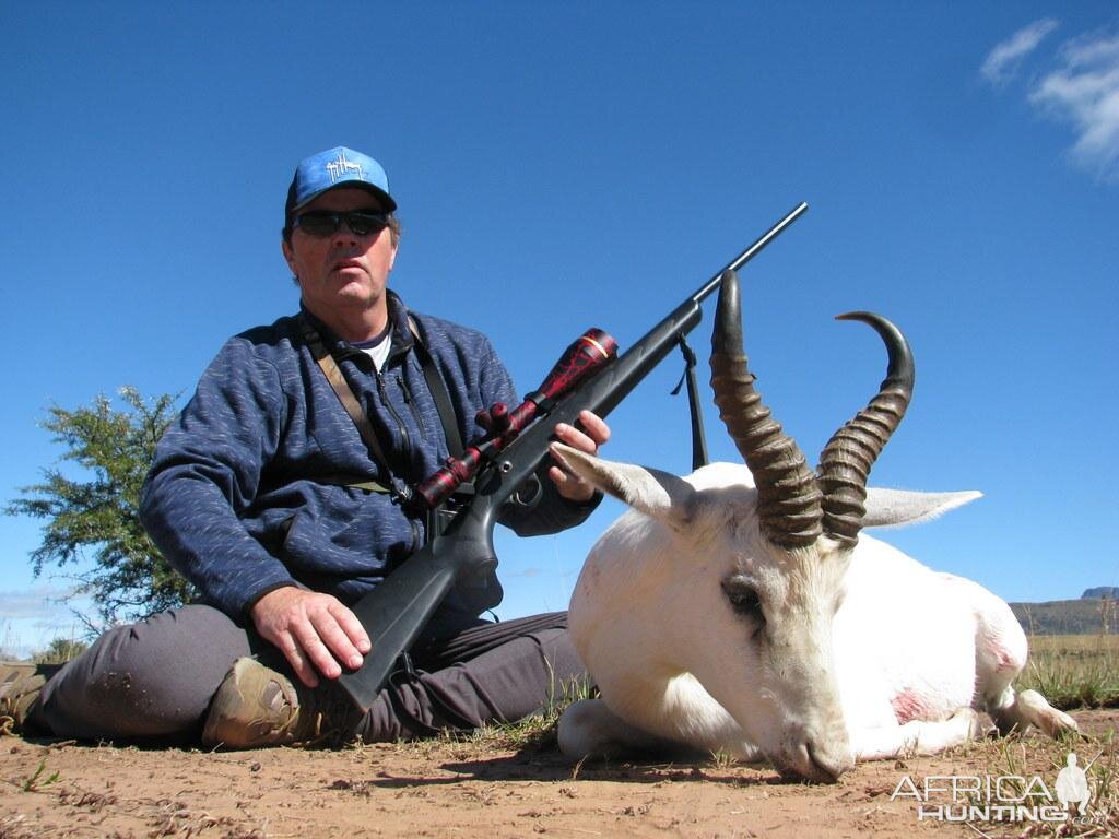 South Africa Hunting White Springbok