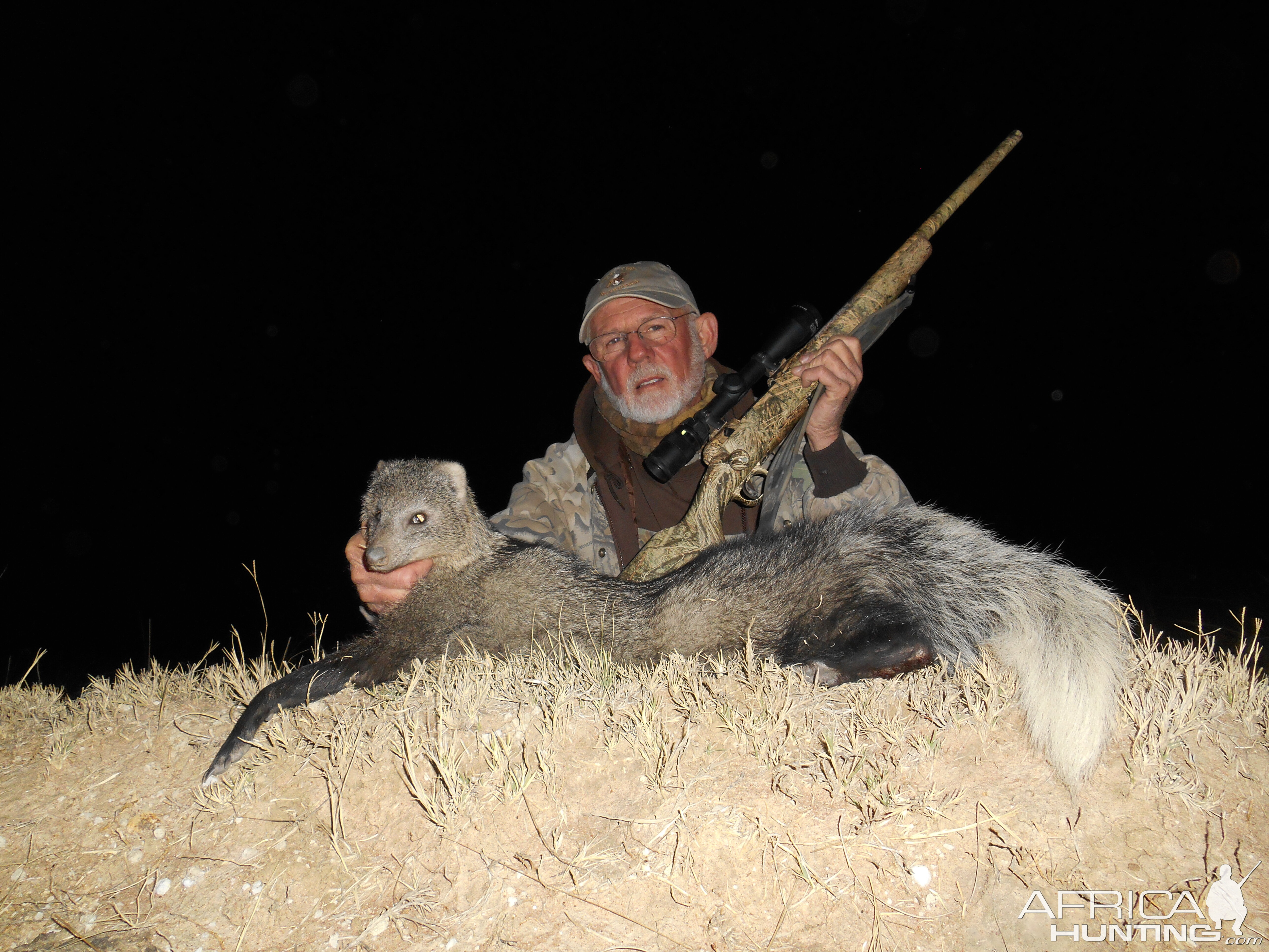 South Africa Hunting White Tailed Mongoose