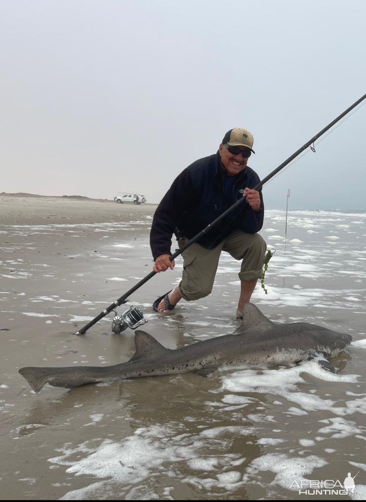 Spotted Gulley Shark Fishing Namibia