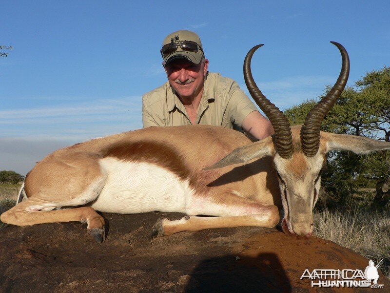 Springbok hunt with Wintershoek Johnny Vivier Safaris