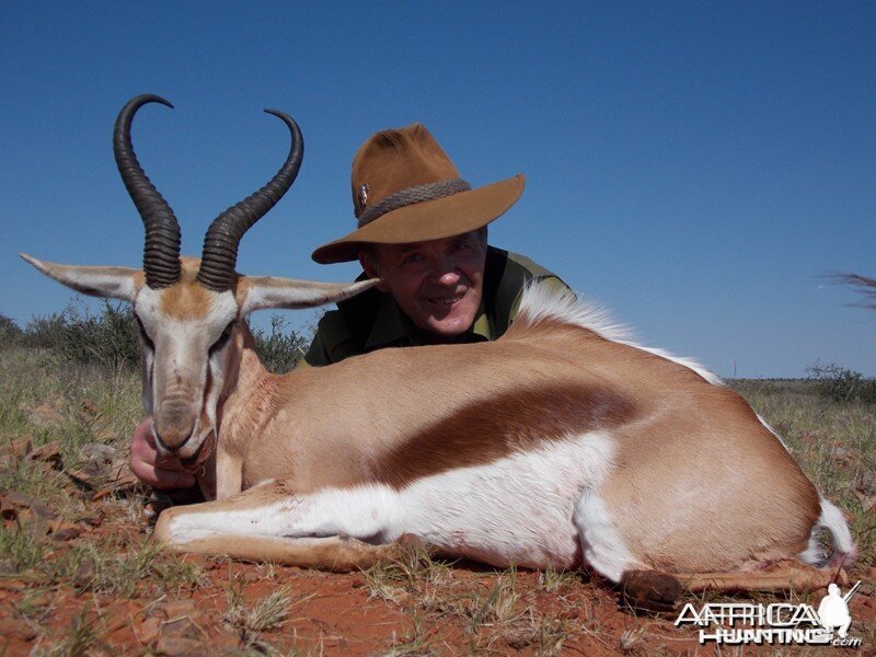 Springbok hunt with Wintershoek Johnny Vivier Safaris