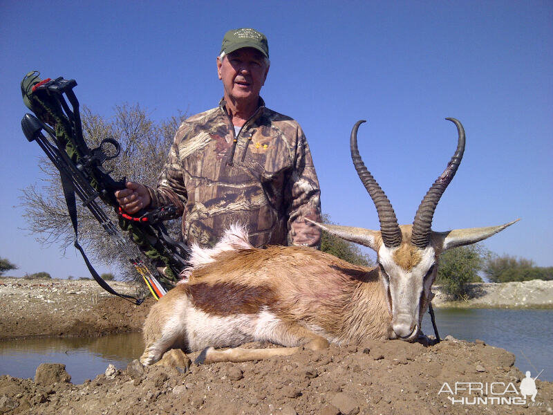 Springbok hunt with Wintershoek Johnny Vivier Safaris