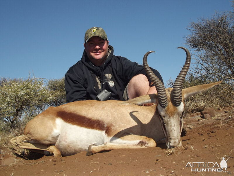 Springbok hunt with Wintershoek Johnny Vivier Safaris