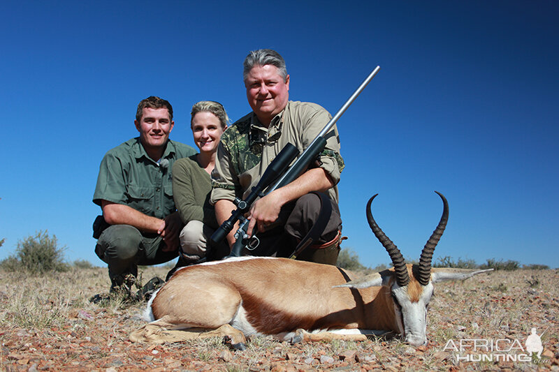 Springbok hunt with Wintershoek Johnny Vivier Safaris