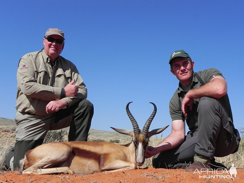 Springbok hunt with Wintershoek Johnny Vivier Safaris