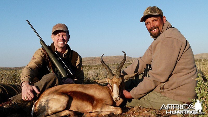 Springbok hunt with Wintershoek Johnny Vivier Safaris