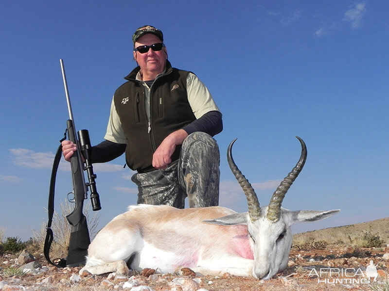 Springbok hunt with Wintershoek Johnny Vivier Safaris