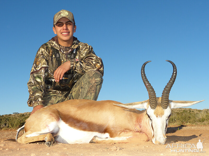 Springbok hunt with Wintershoek Johnny Vivier Safaris