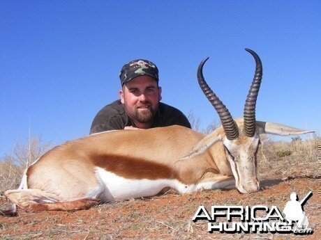 Springbok hunt with Wintershoek Johnny Vivier Safaris