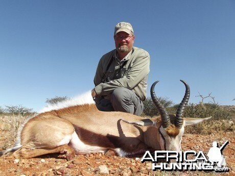 Springbok hunt with Wintershoek Johnny Vivier Safaris