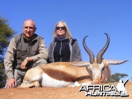 Springbok hunt with Wintershoek Johnny Vivier Safaris