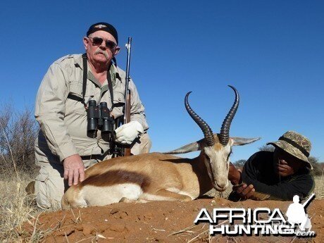 Springbok hunt with Wintershoek Johnny Vivier Safaris