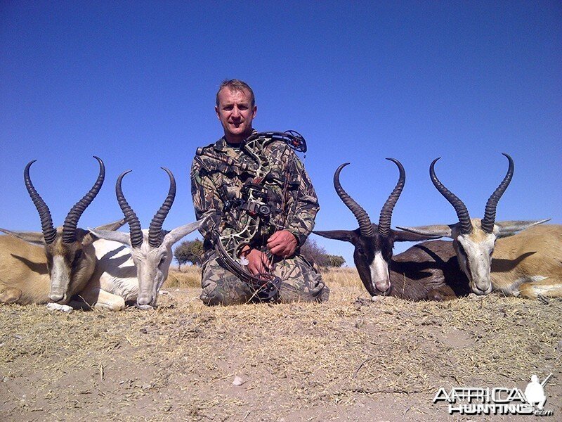 Springbok hunt with Wintershoek Johnny Vivier Safaris