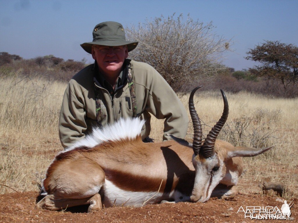 Springbok hunted in Namibia