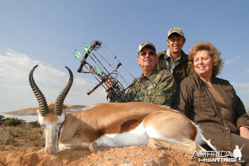 Springbok hunted with Wintershoek Johnny Vivier Safaris