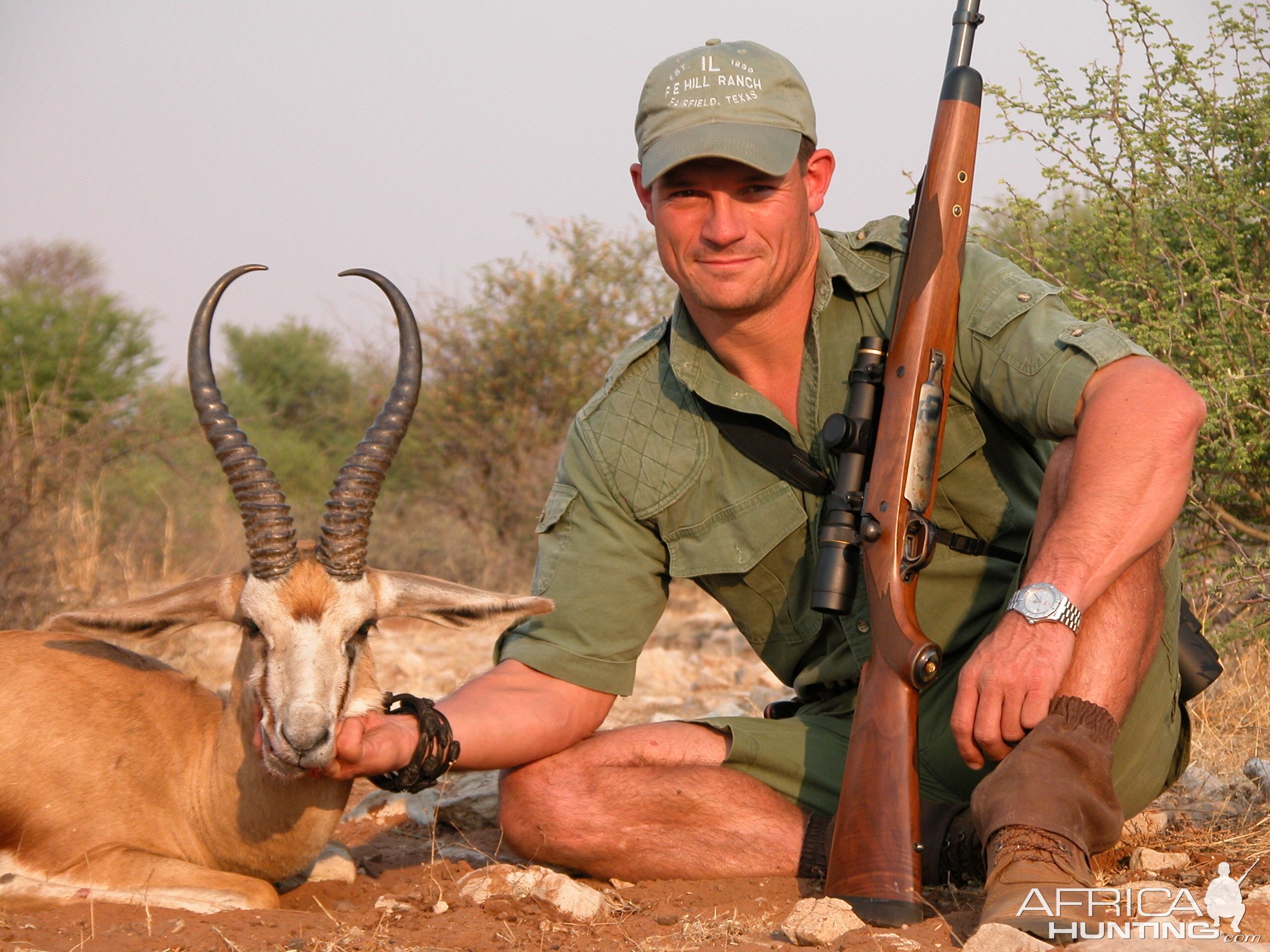 Springbuck harvested with Kowas Hunting Safaris