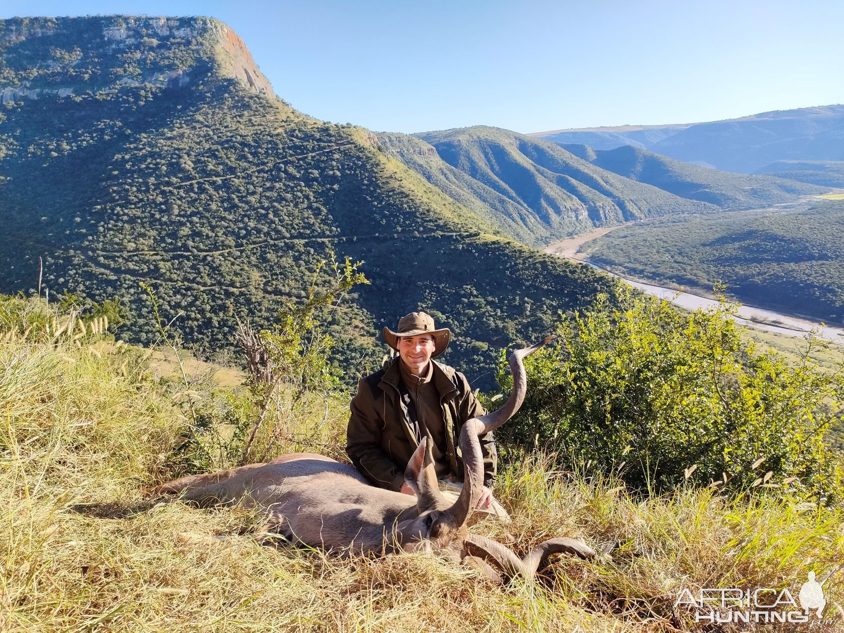 Steep Terrain Kudu Hunting