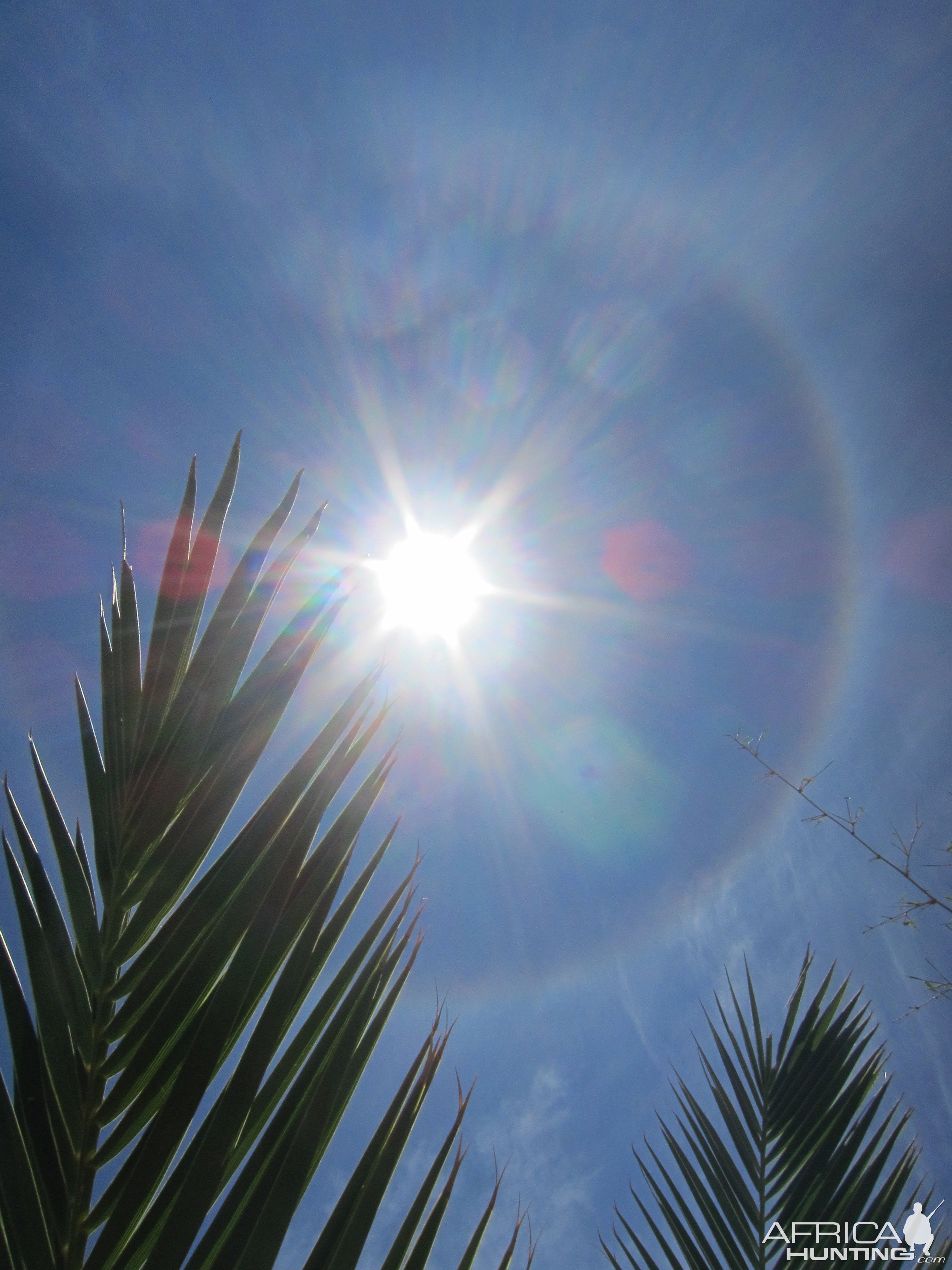 Sun Halo in Namibia