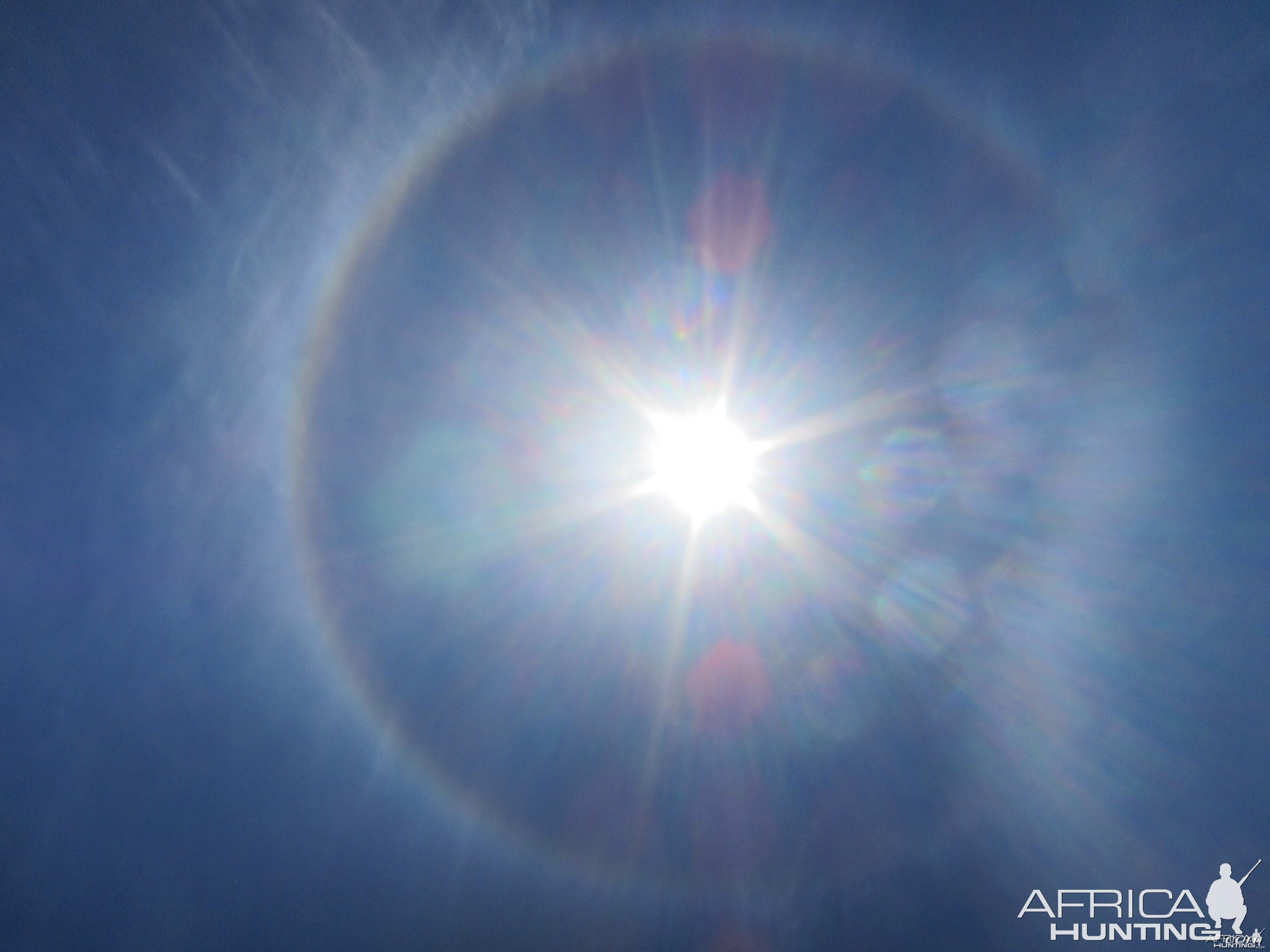 Sun Halo in Namibia