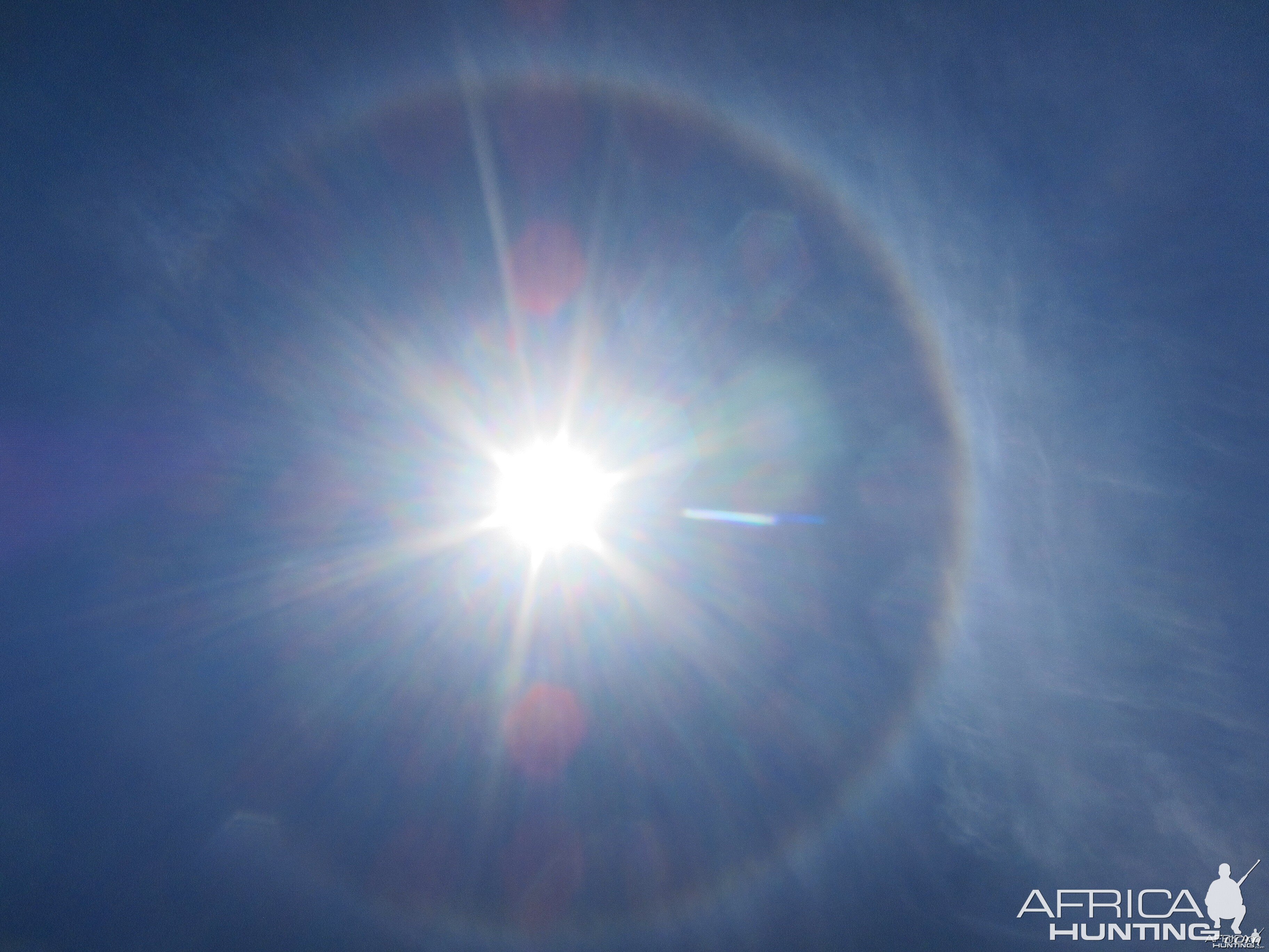 Sun Halo in Namibia